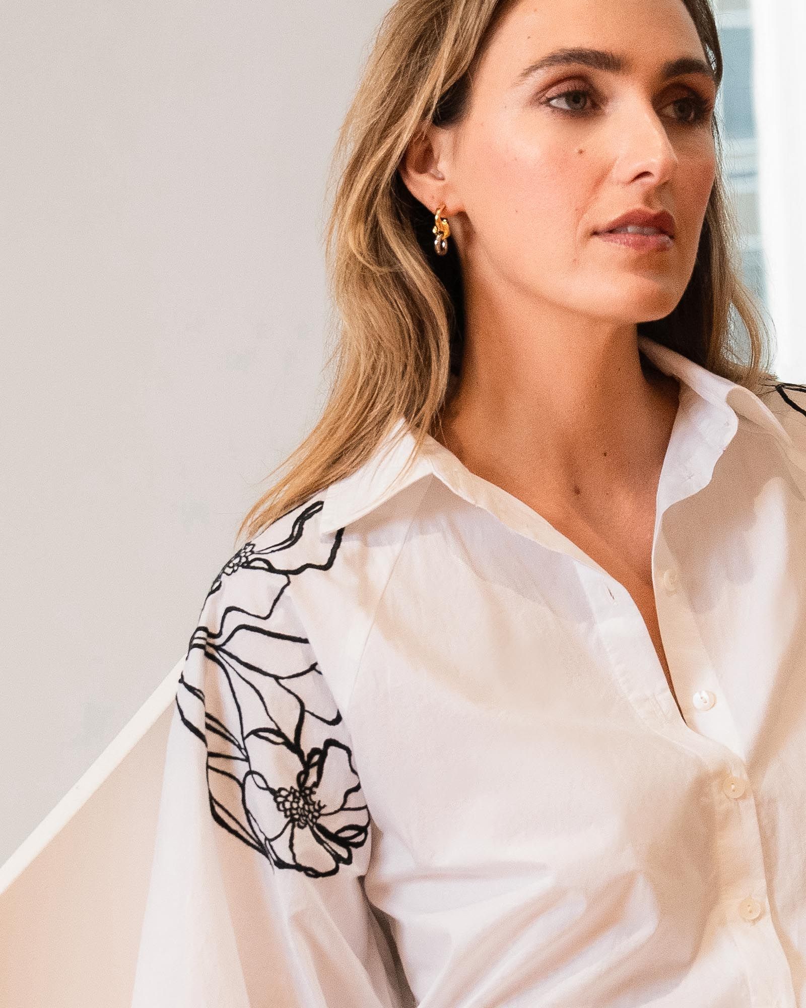 Forcast Accessories - Samra Two Tone Earrings
