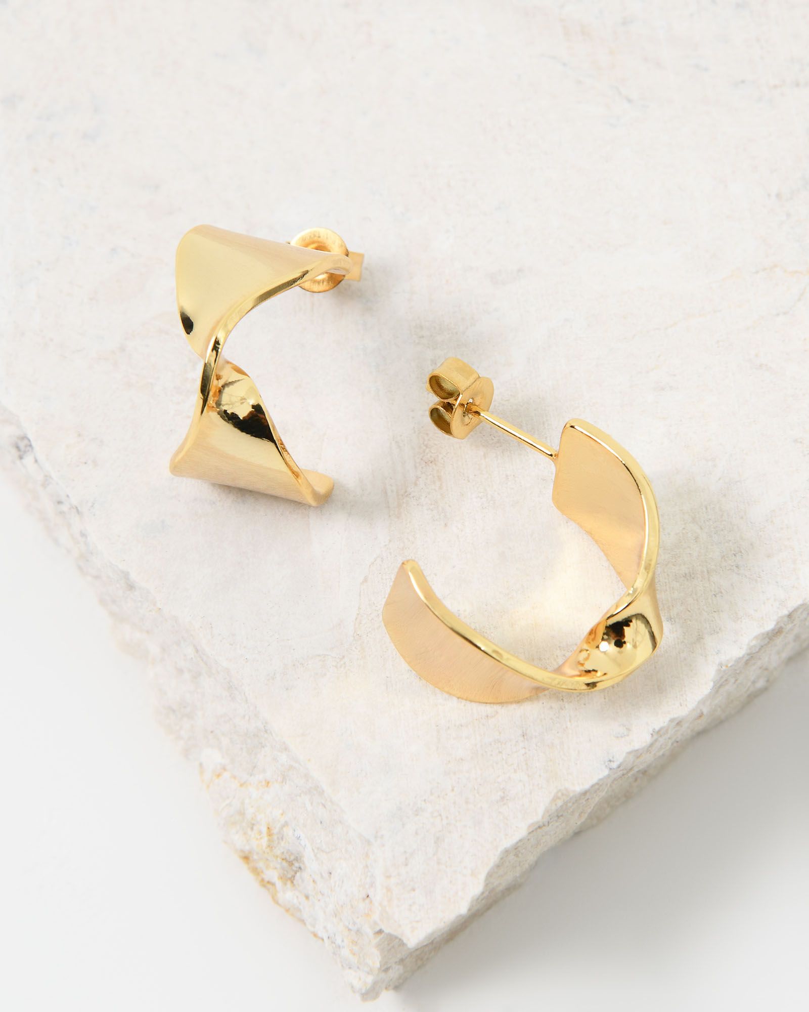 Forcast Accessories - Alice 16k Gold Plated Earrings