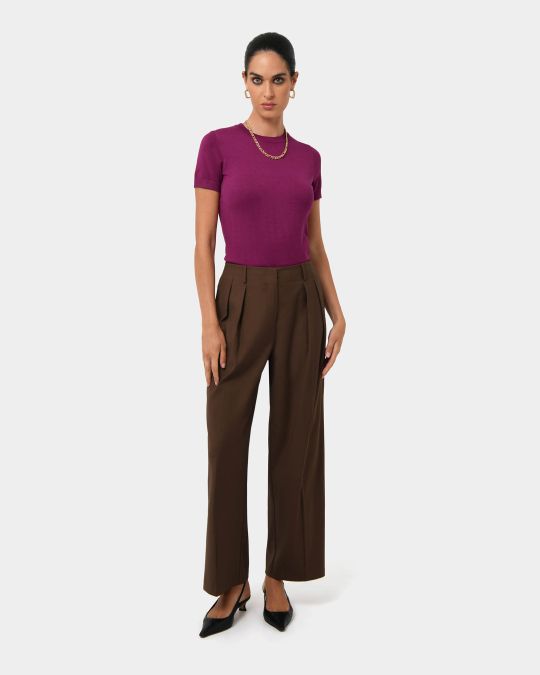 Catherine Short Sleeve Knit