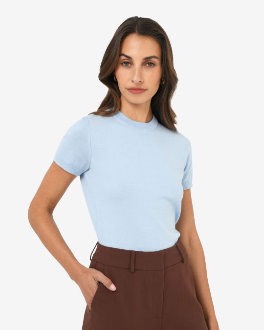 Catherine Short Sleeve Knit