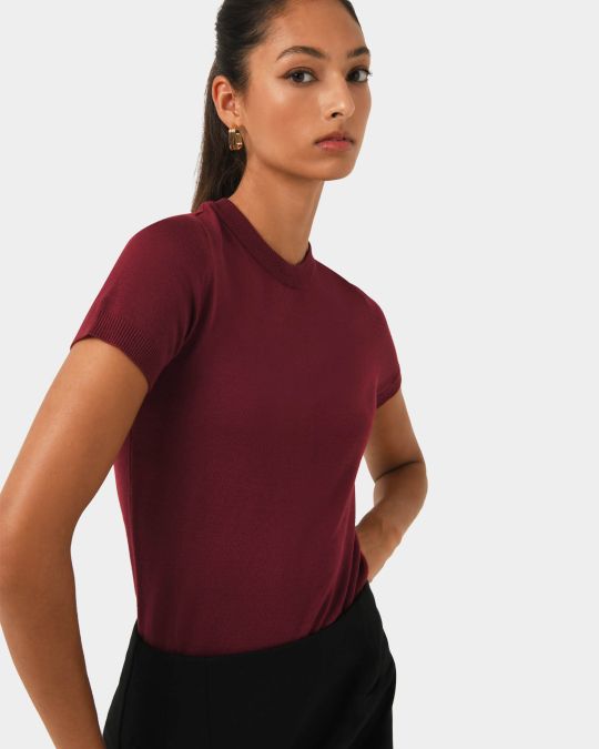 Catherine Short Sleeve Knit