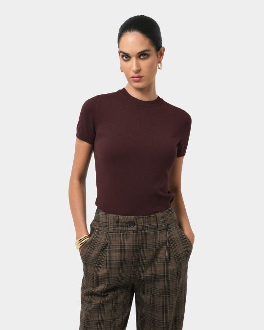 Catherine Short Sleeve Knit