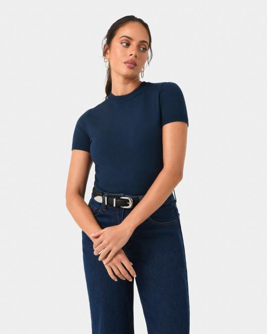 Catherine Short Sleeve Knit