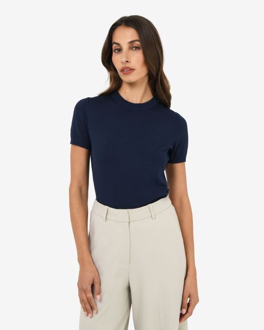 Catherine Short Sleeve Knit