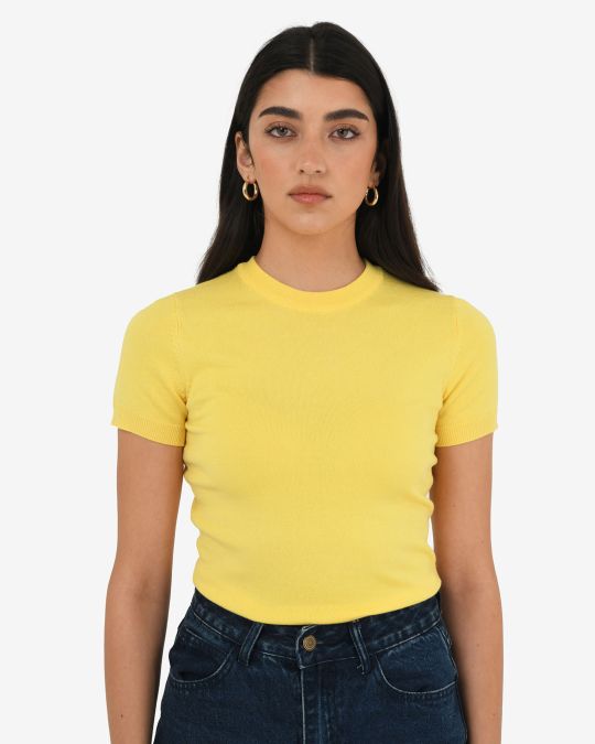 Catherine Short Sleeve Knit