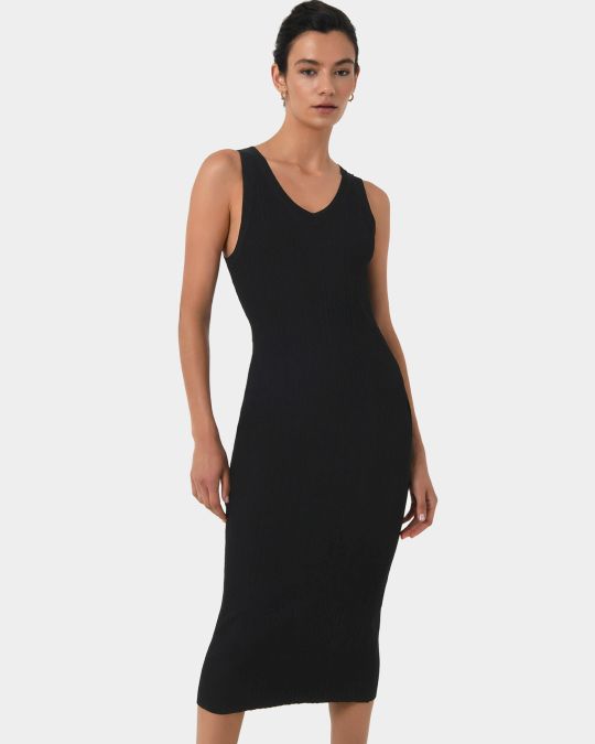 Isadora V-neck Knit Dress