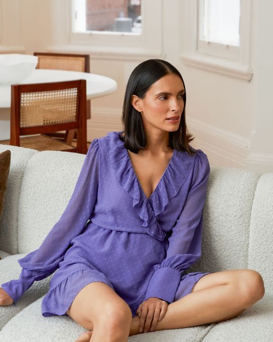Savina Ruffle Mini Dress
