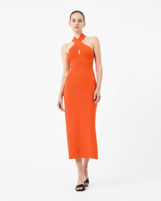Beatrix Criss-cross Neck Dress
