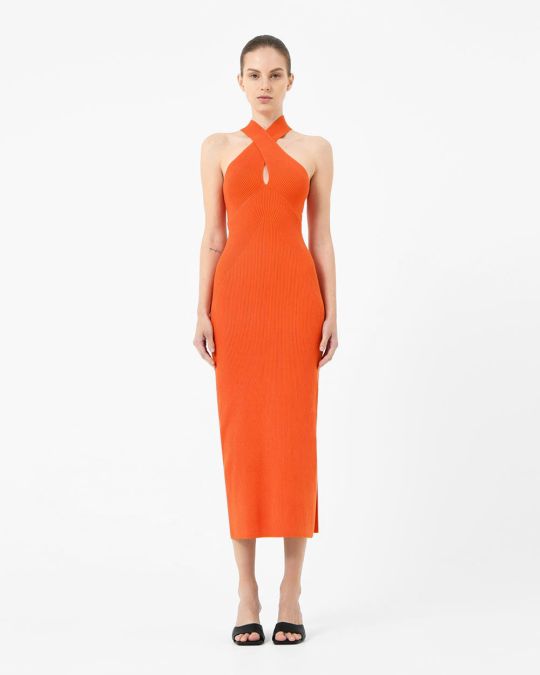 Beatrix Criss-cross Neck Dress