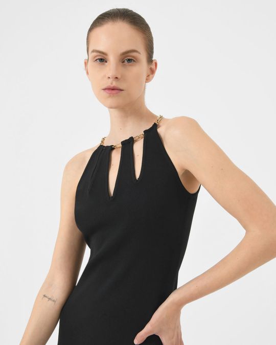 Diwa Chain Strap Knit Dress