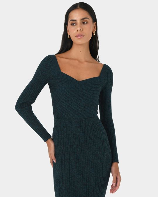 Cienna Cross Over Knit Top