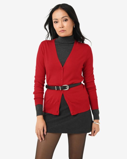 Nicolette V-neck Knit Cardigan