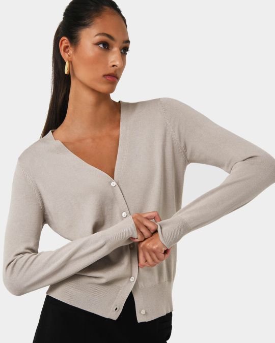Nicolette V-neck Knit Cardigan