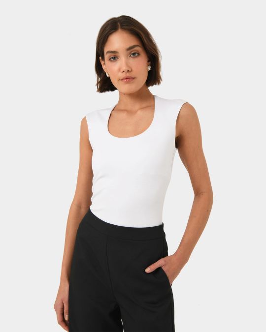 Soho Rounded Square Neck Top