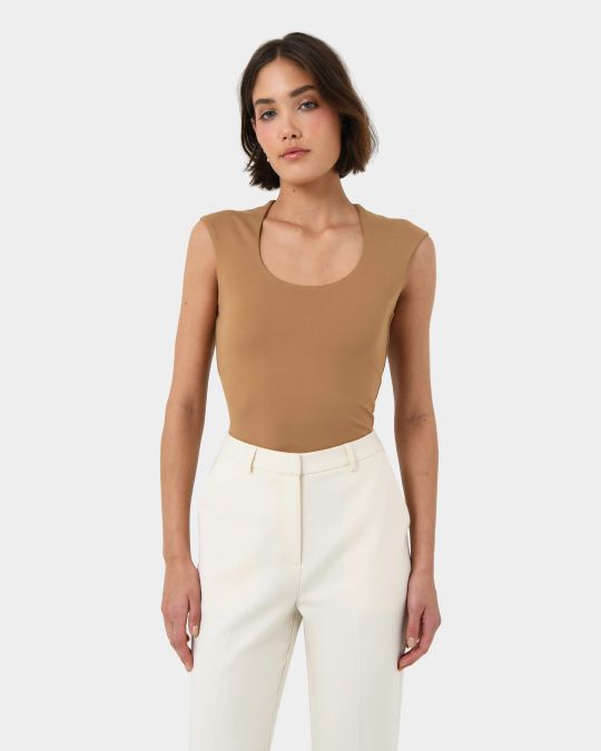 Soho Rounded Square Neck Top