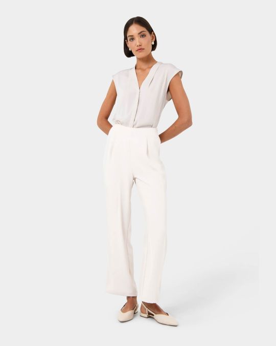 Adelaide V-neck Cap Sleeve Top