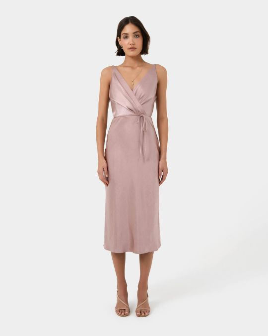 Cherish Tie-waist Midi Dress