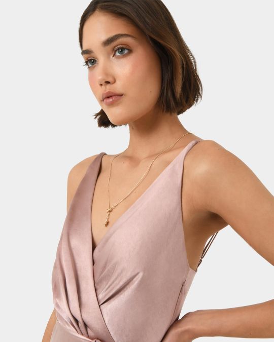 Cherish Tie-waist Midi Dress