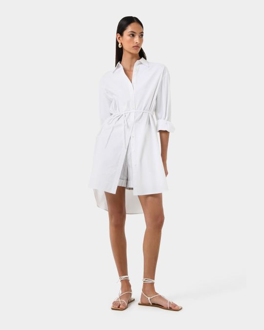 Oakley Cotton Tie Shirt Dress