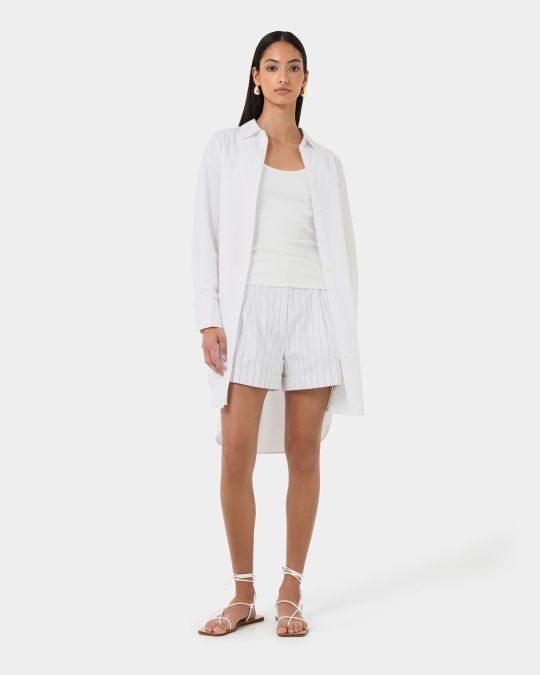 Oakley Cotton Tie Shirt Dress
