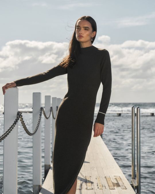 Simone Wool Knit Dress