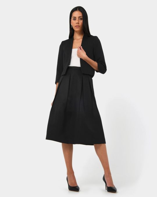 Harriet Jacquard Crop Jacket