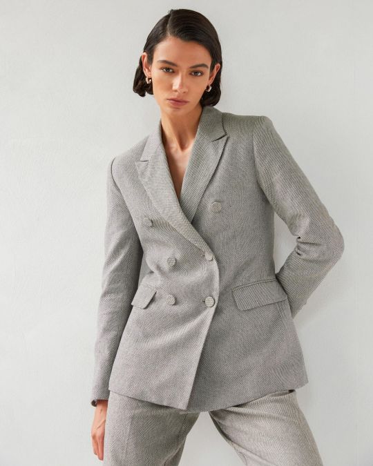 Adela Double Breasted Blazer