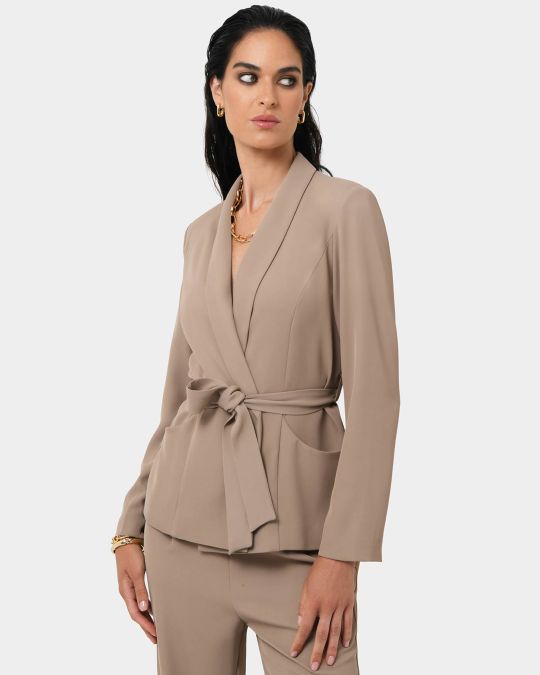 Rain Belted Blazer