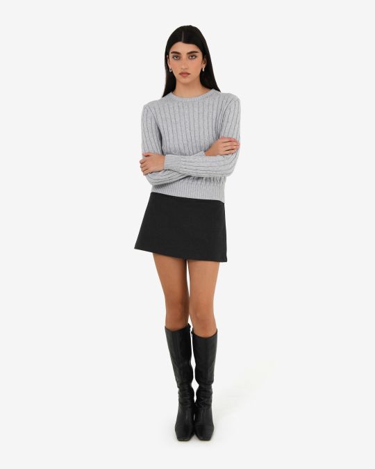 Juanita Cotton Cable Knit
