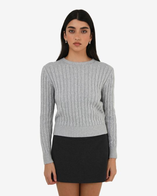 Juanita Cotton Cable Knit