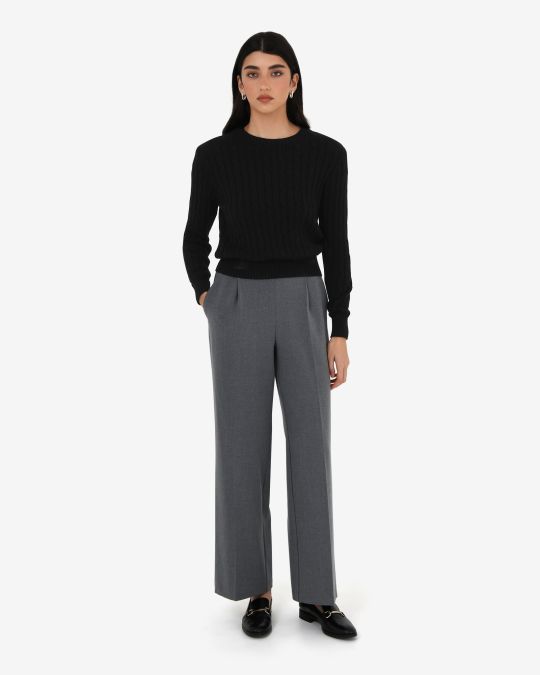 Juanita Cotton Cable Knit