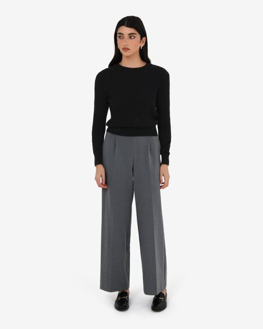 Juanita Cotton Cable Knit