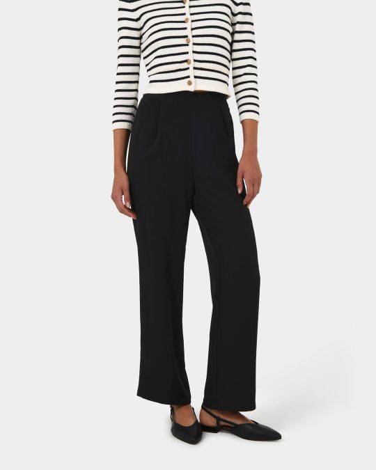 Rain Elastic Waist Pants