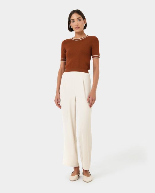 Rain Elastic Waist Pants