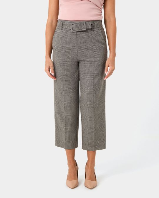 Kai Checked Crop Pants