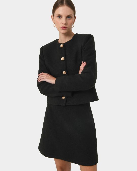 Zahra Boucle Yarn Mini Skirt