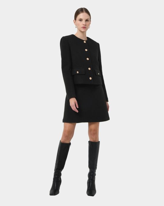 Zahra Boucle Yarn Mini Skirt