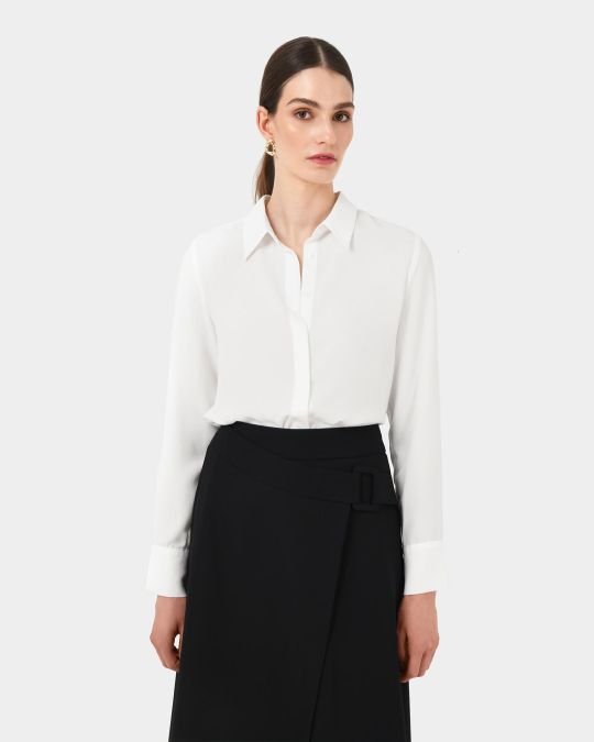 Kevin Relax Fit Crepe Shirt