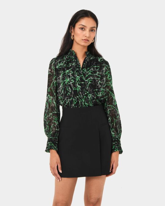 Veda Collar Blouse