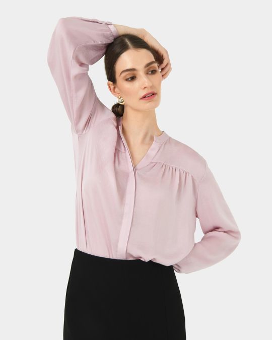 Claire V-neck Blouse