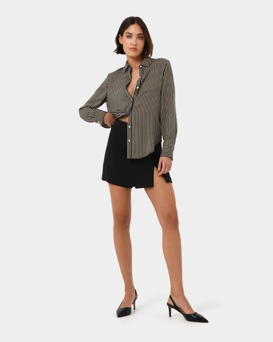 Wanda Stripe Satin Shirt