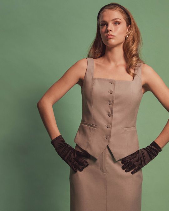 Chloe Square Neck Vest
