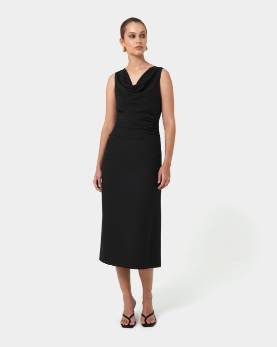 Serena Cowl Neck Dress