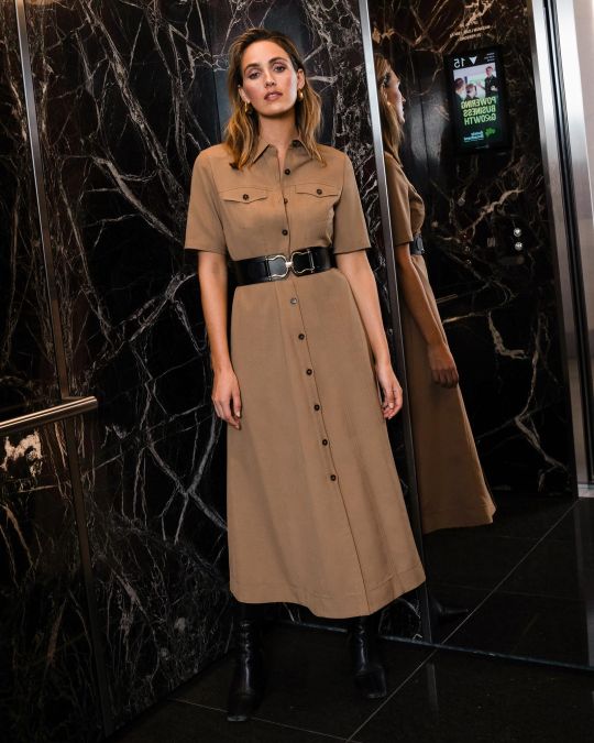 Amera Belted Utility Dress