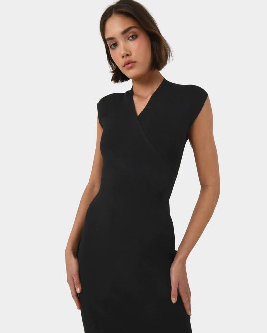 Ani Cross Over Knit Dress
