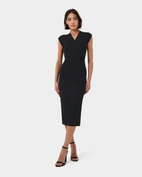 Ani Cross Over Knit Dress