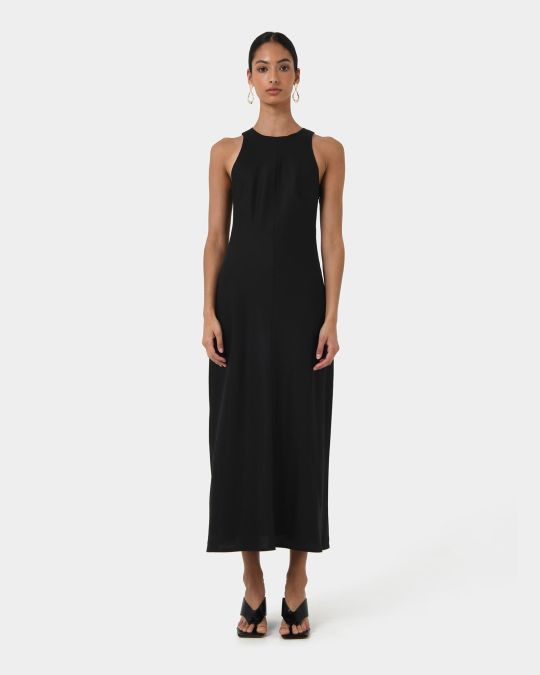 Aiya Bias Midi Dress