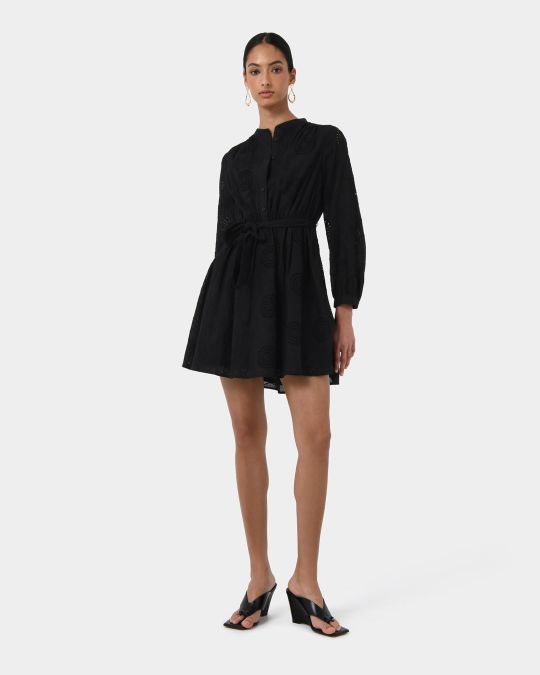 Lea Cotton Tie Dress