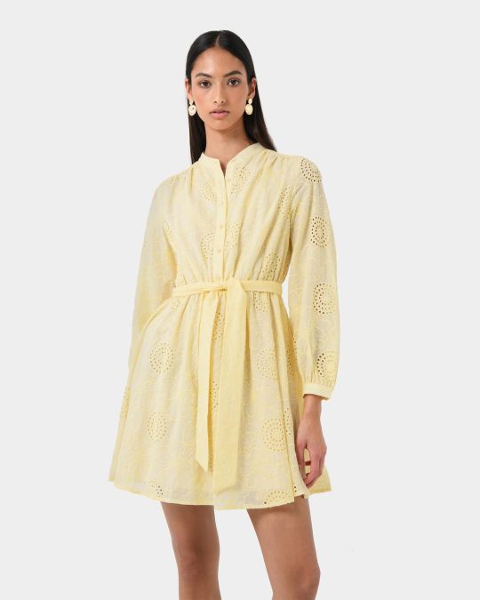 Lea Cotton Tie Dress
