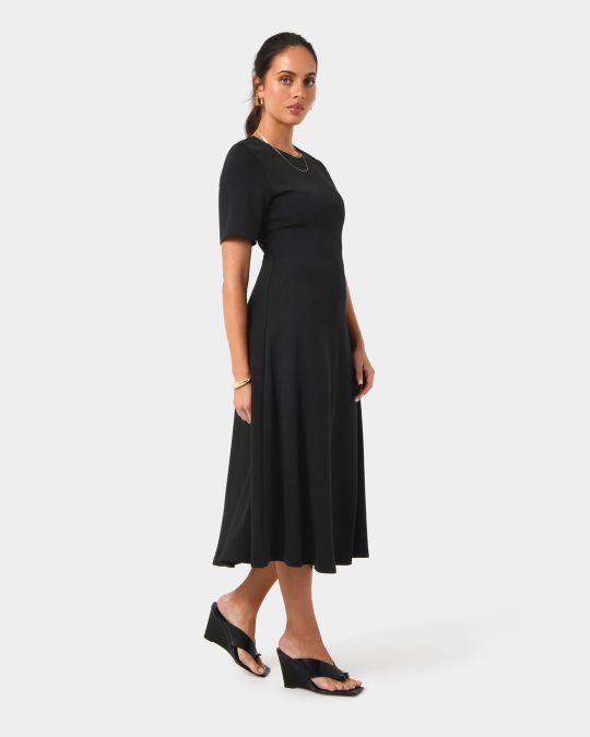 Leah A-line Midi Dress
